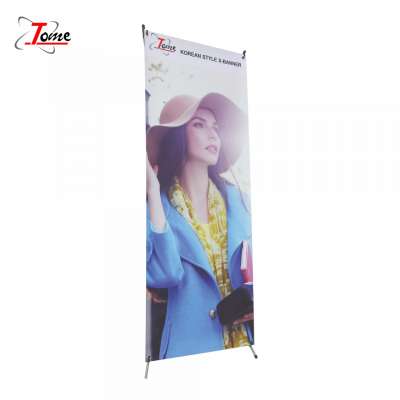 Economic outdoor 80*180 x-banner stand size poster stand